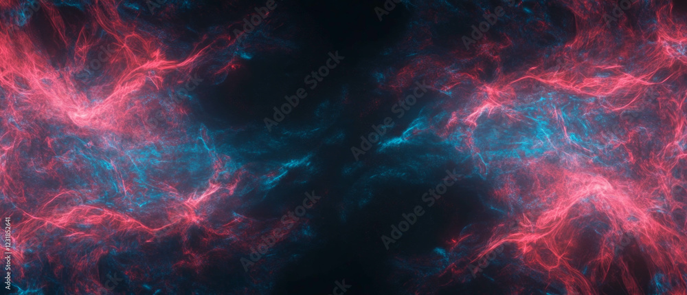 Poster fireworks explosions create vibrant and dynamic textures against a black background