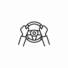 steady steering wheel icon sign vector