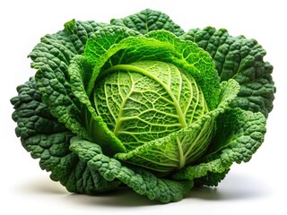 Crisp green cabbage panorama; a vibrant vegetarian delight, healthy and fresh.