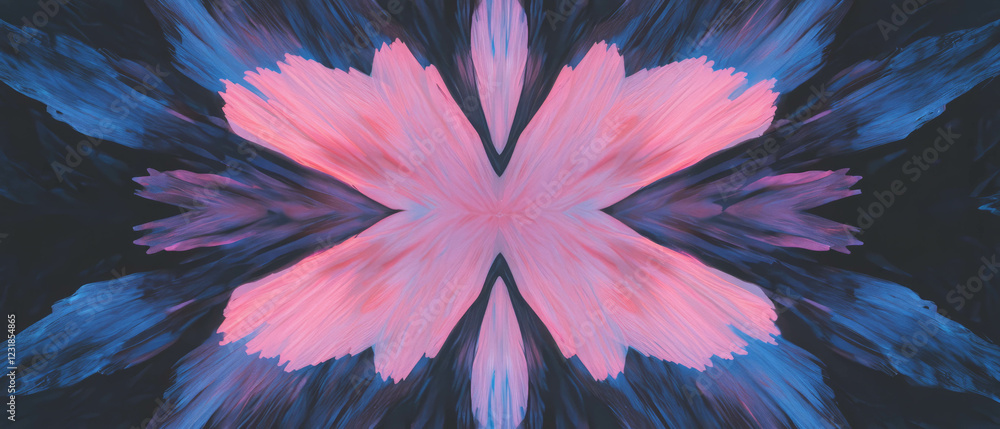 Poster fireworks overlay texture with symmetrical patterns on a black background