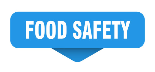 food safety sticker. food safety sign on transparent background