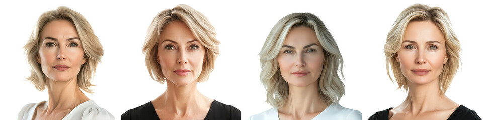 Naklejka premium Portrait of a confident and sophisticated mature businesswoman with an elegant and graceful presence exuding a sense of authority and leadership