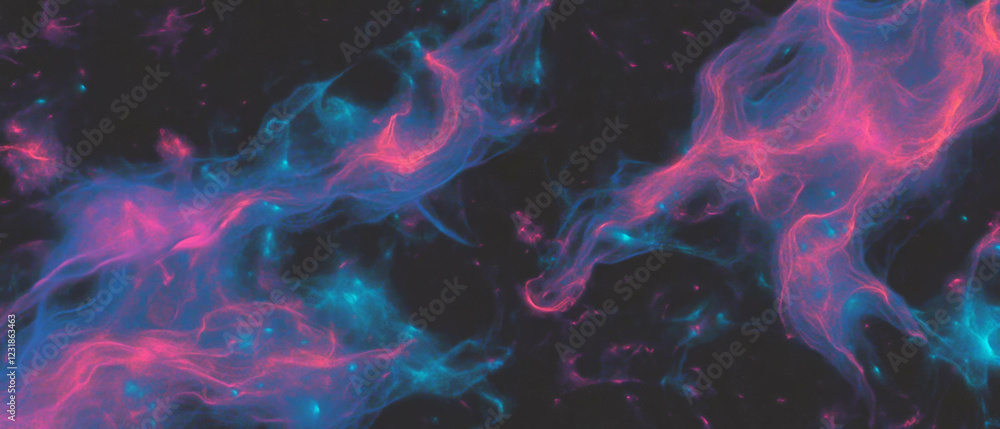 Poster fractal overlay texture with intricate details on a black background revealing infinite complexity