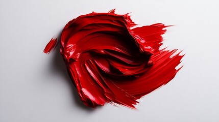 Crimson Swirl: An Abstract Expression of Passionate Hues