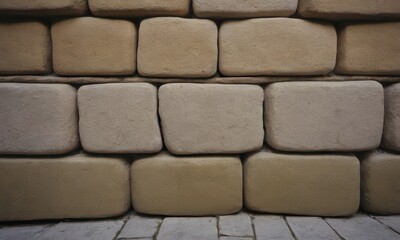 Ottoman-era stone and mortar wall texture