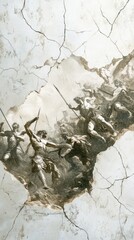 Ancient Warriors Engaged in Epic Battle Scene