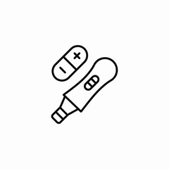 small medical test icon sign vector