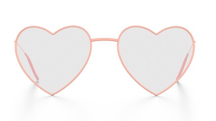 heart shaped glasses
