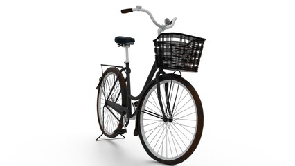 Fototapeta premium Mini Bicycle with basket