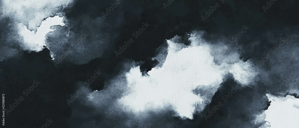 Aufkleber creating a gradient watercolor wash with smooth transitions on a dark background