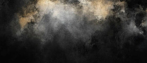 Fototapeta premium Gradient watercolor texture with smooth transitions on a black background for artistic design