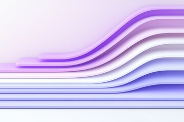 Obraz premium Modern abstract wave pattern in purple hues.