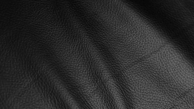 footage of dark leather background