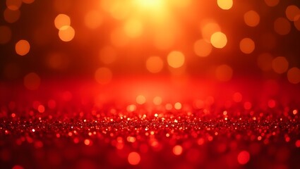 red glitter, golden bokeh, sparkling background, festive lights, holiday shimmer, Christmas glow, luxury texture, glitter particles, abstract glow, celebration lights, warm golden sparkles, soft-focus