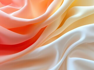 Obraz premium Silky fabric with soft, flowing colors.