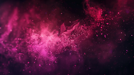 Fototapeta premium Dynamic blend of pink hues intertwined with abstract shapes creating a vibrant and modern background. Abstract art concept.