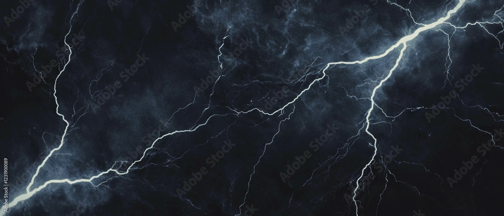 Poster lightning frame texture with detailed shadows and highlights against a dark background