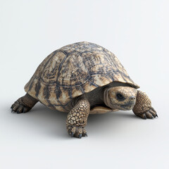 Fototapeta premium Giant Tortoise, ancient reptile, detailed shell, powerful legs.
