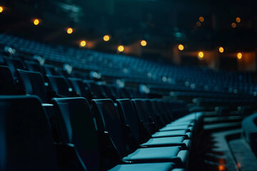 Fototapeta premium Ai generated image of scene in a community theater