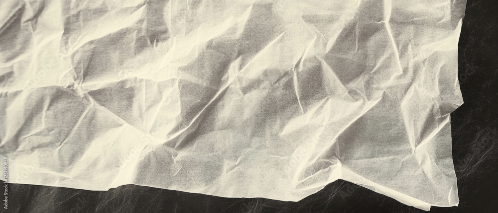 Aufkleber natural paper texture overlay with visible fibers on black background for artistic projects