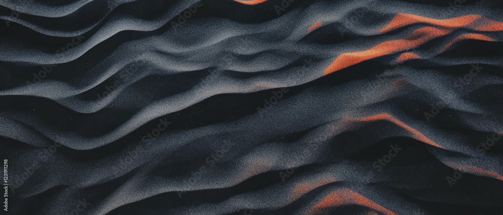 Aufkleber partially transparent dust layers create a textured visual depth against a black background
