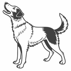 illustration of a dog