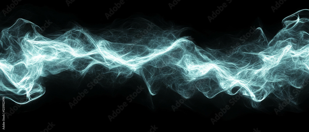 Poster soft and diffused spark glow overlay with gentle ambient light on a black background