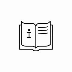 guide book cursor scrolling icon sign vector