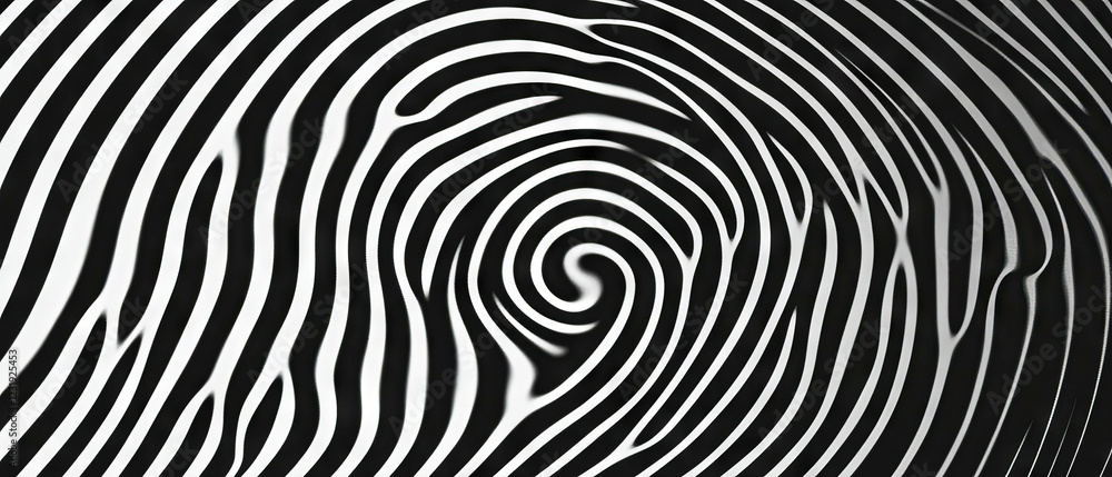 Aufkleber intricate spiral patterns resembling spider webs against a dark background
