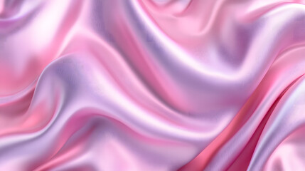 Soft, delicate folds of pink silk, capturing a sense of tranquility and lightness.