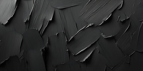 Obraz premium Black paint texture background, strokes, design
