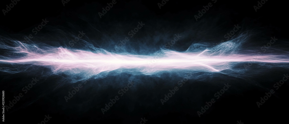 Poster three-dimensional sparks create dynamic visual effects against a black background