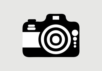 Classic Camera Icon, Vector Illustration