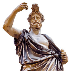 Obraz premium Classical Marble Statue of a Greek God