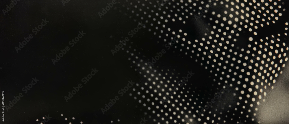 Aufkleber dot texture pattern showcasing dark dots on a high-contrast light background