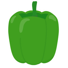 Green sweet pepper