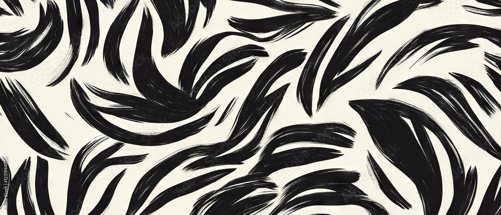 Poster bold hand-drawn line texture with organic design on a dark background creating an artistic effect