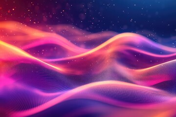 Abstract lines forming dynamic digital presentation elements, with soft gradients, glowing accents, and sleek modern textures adding contrast and depth.