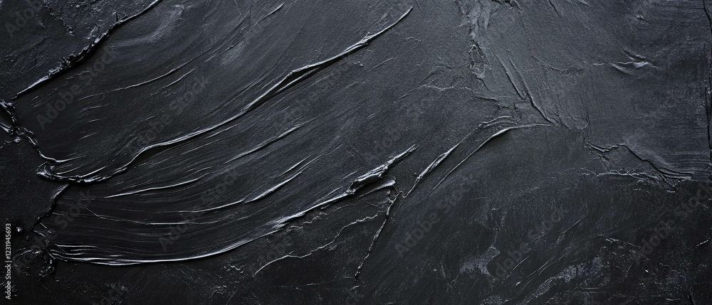 Aufkleber textured line pattern with tactile feel on a smooth black background for creative projects