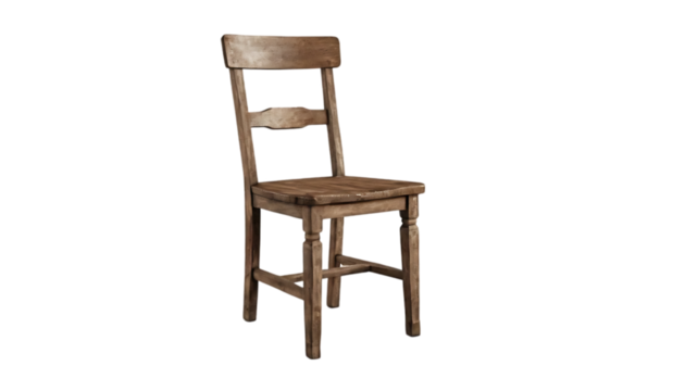 Rustic Farmhouse Wood Dining Chair Kitchen Furniture