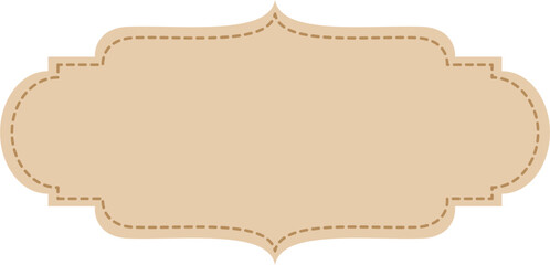 Vintage label illustration 