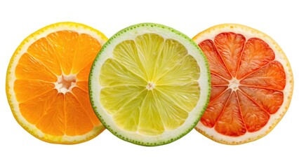 Fototapeta premium Vibrant citrus slices silhouette: high-res download. Perfect for vibrant designs.