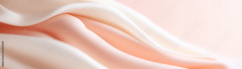Poster a seamless gradient flows from cream to soft peach, glowing warmly in a modern nordic style. this so