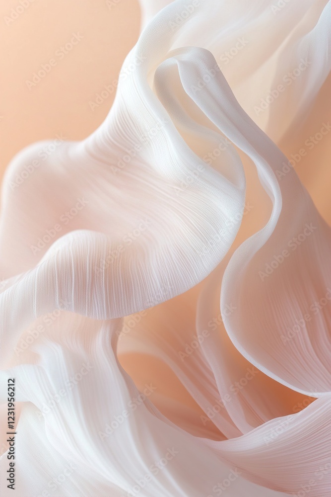 Poster a delicate gradient transitions from cream to soft peach, creating a warm, diffused light effect. th