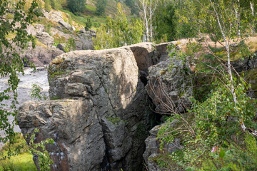 Howler Threshold on the Iset River, Kamensky city district, Sverdlovsk region