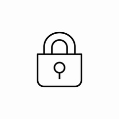 key lock secure icon sign vector