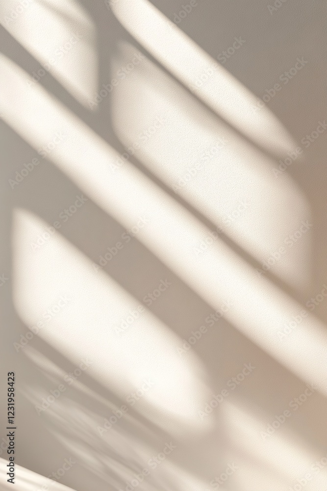 Poster warm spotlight casts a gentle glow over a light gray backdrop, blending seamlessly at the edges. thi