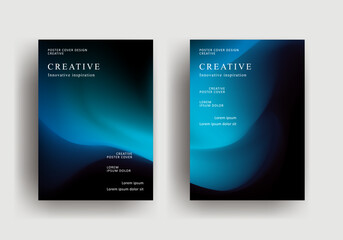 Abstract gradient poster template. Modern Covers Design. fluid gradient background design. Trendy front page design for Banner, Poster, Flyer, Invitation and Annual Report
