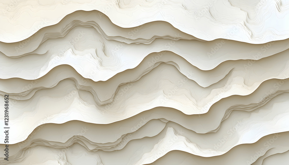 Poster abstract beige wave pattern texture background