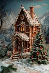 Ginger House Christmas Tree